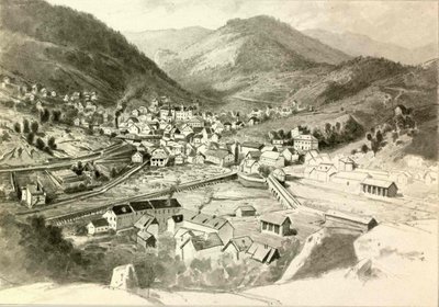 View of Idrija by Ladislav Benesch